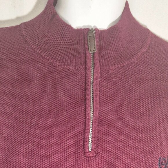 CHAPS vintage stylish zippered chest Cotton Sweater in size XL - Picture 3 of 16